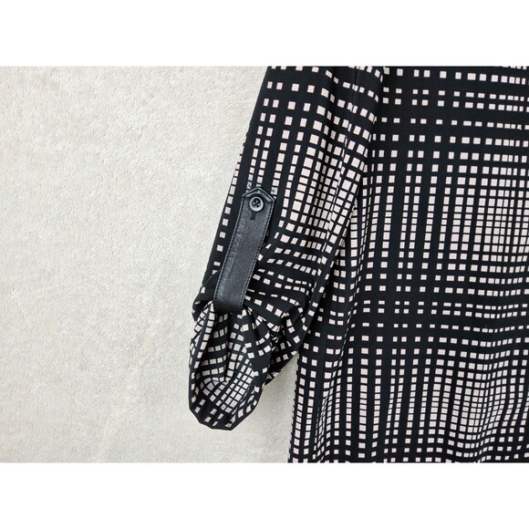 Alice + Olivia Women's Button Front Roll Tab Blouse Top Size XS - Picture 2 of 4